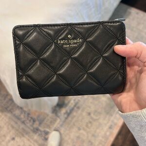 Kate Spade Black Quilted Wallet